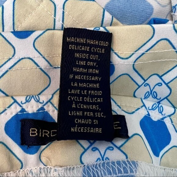 Birdy & Grace Women’s Golf Skorts w/pockets, Size M Beige Blue Flower Pattern‎ - Picture 8 of 8